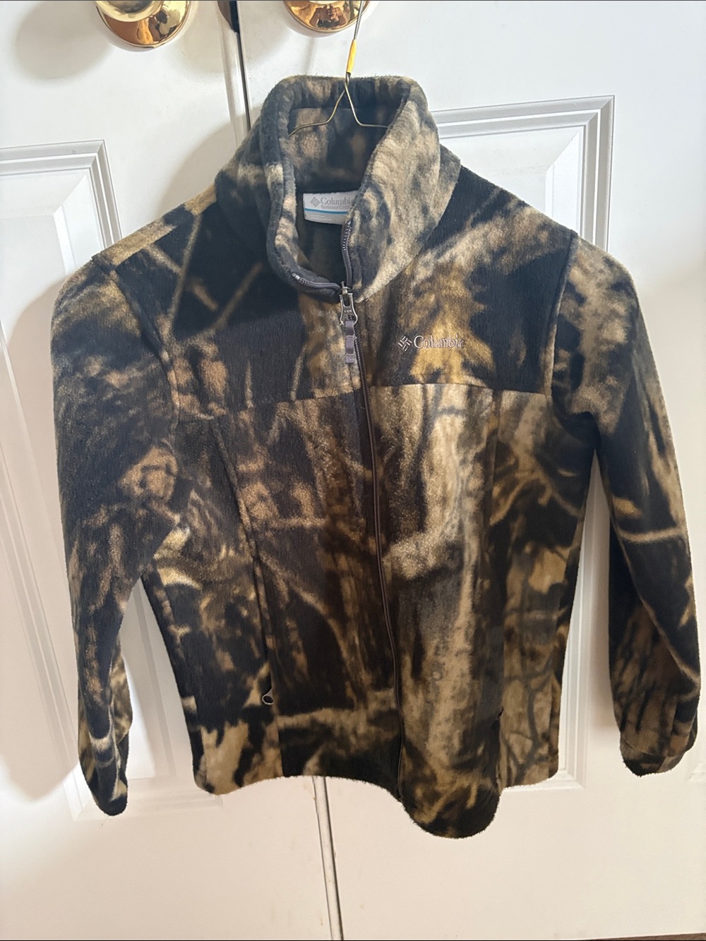 Columbia Kids' Brown & Black Camo Fleece Jacket